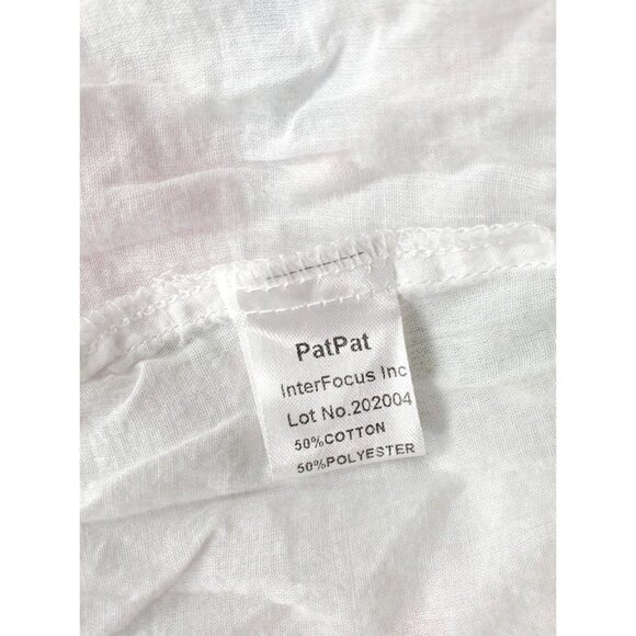 PatPat Adult Small Dress Pink Mosaic Flutter Sleeve Rose PInk Floral Mommy & Me - Picture 9 of 13